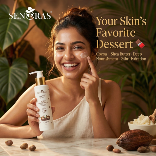 Senoras Cocoa & Shea Butter Moisturizer deep hydrating body cream for dry skin and stretch marks – senorasstore.com